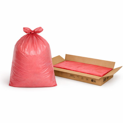 Mittelschwere Müllsäcke rot Müllsäcke 10kg Müll Abfall 100L recycelt ECO440R