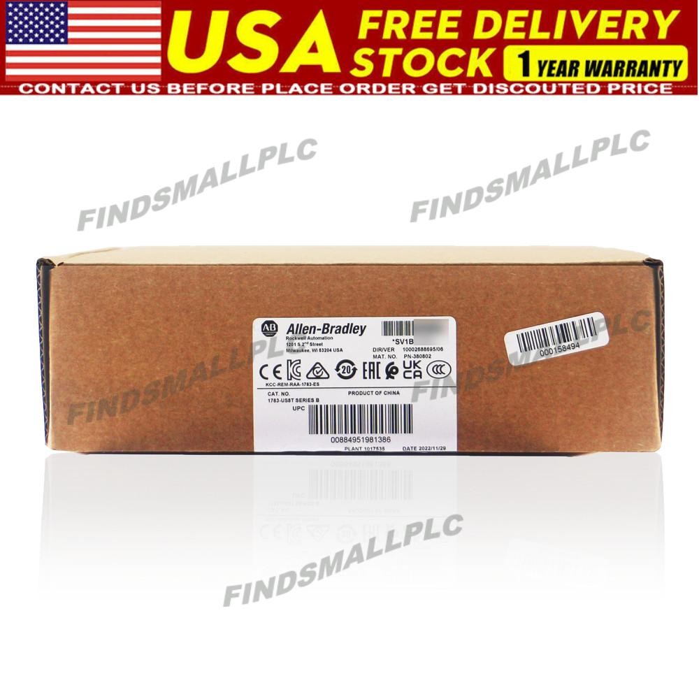 AB 1783-US8T 1783US8T Statix 2000 Unmanaged Ethernet Switch New Seal US Free Tax