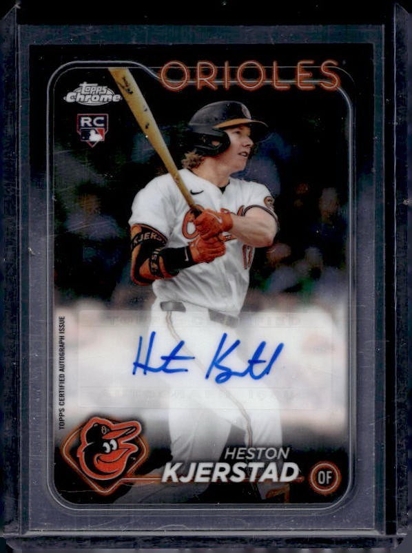 2024 Topps Chrome Update Series Heston Kjerstad #AC-HK Rookie Autograph