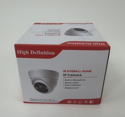 Real HD 5MP PoE IP Fisheye 180° Panoramic Ultra Wide Viewing Camera