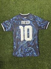 Lionel Messi Argentina Away World Cup 26 Jersey Authentic Player Version Small