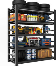 Heavy Duty 5-Tier Garage Shelf Steel Unit 3000Lb Capacity  Garage  Basement St