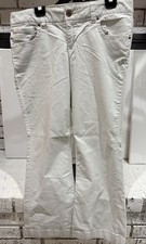 American Eagle Cream Beige Corduroy Pants Women  s Size 12 Bootcut