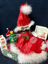 RARE Retired American Girl Doll Bitty Baby Santa's Holiday SET 2000 Clothes, Acc