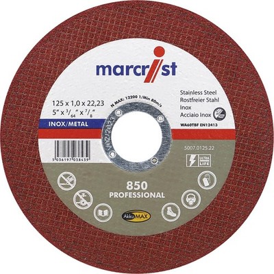 Marcrist Trennscheiben 125x1mm Inox Spezial Ultradünn, Handtrennscheiben