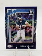 2024 Panini Optic - Rated Rookie Johnny Wilson #256 Purple Scope Prizm (RC)