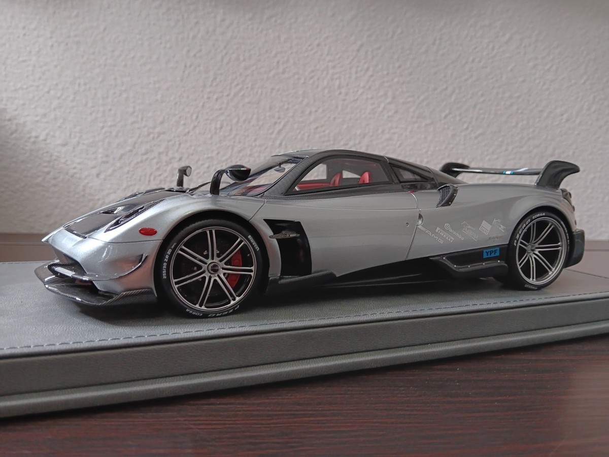 1/18 BBR Pagani Huayra BC Ltd 043/199 Silver/Carbon Top. New! | eBay