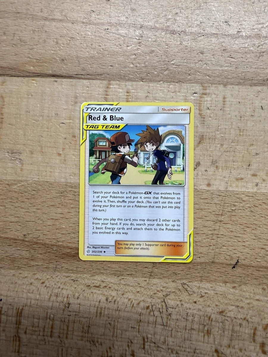 Red & Blue Pokmon TCG Cards for sale | eBay