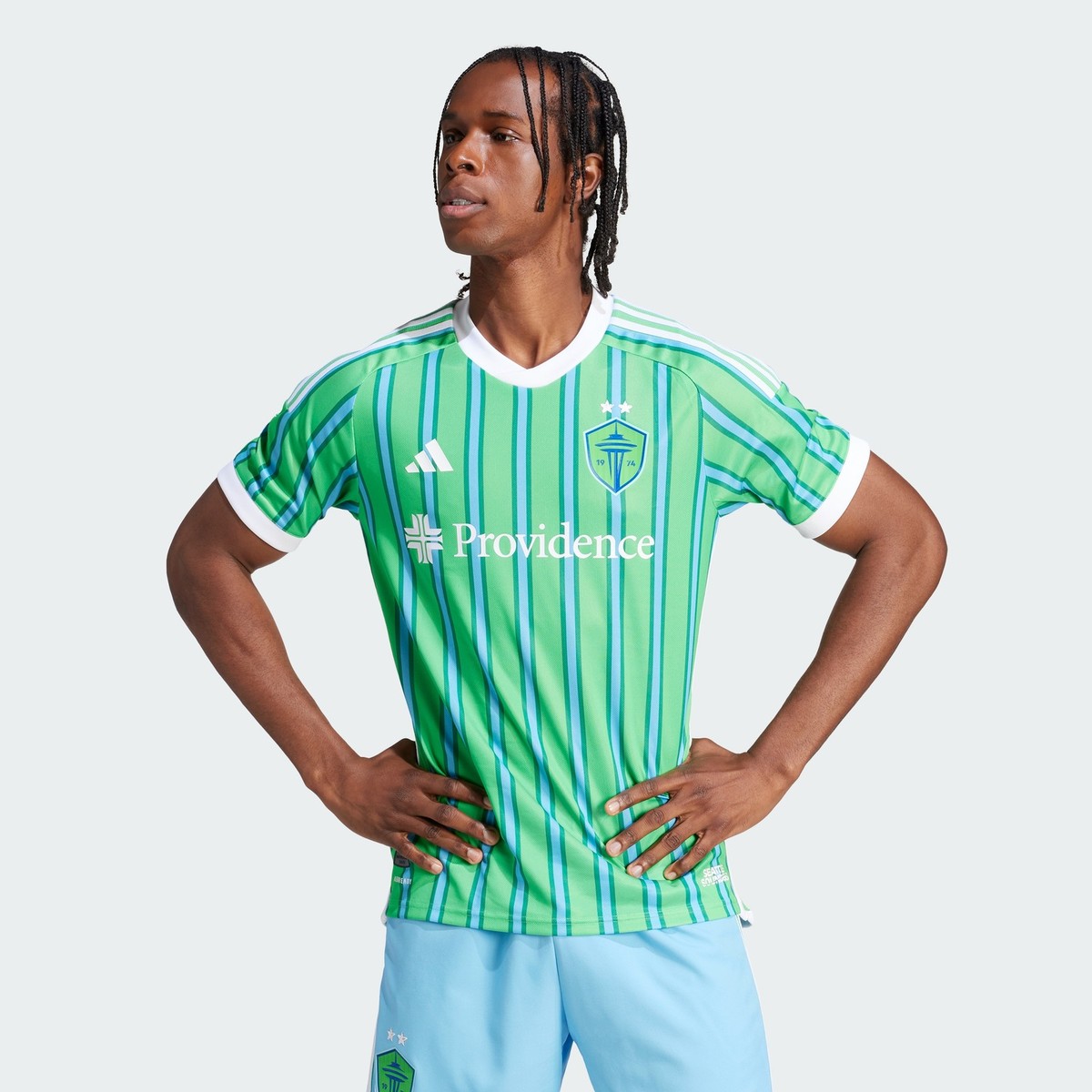 adidas men Seattle Sounders FC 24/25 Home Authentic Jersey
