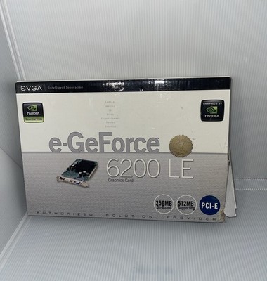 EVGA e-GeForce 6200LE (Ltd. Edition) 256MB DDR2 AGP 8X Graphics Card - Open Box