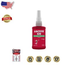 Loctite 620 Retaining Compound 50ml - High Temp, High Viscosity, Secure Metal