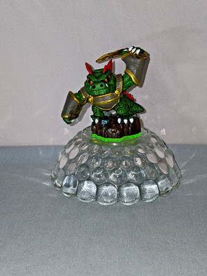 Skylanders Spyro's Adventure Dino Rang Green Bottom Used