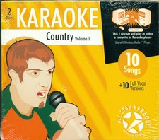 All Star Karaoke: Country Volume 1 CD  GOOD Cond. 