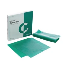 Coltene 60034418 HySolate Latex Dental Dam Green Thin 152x152 36/Pk EXP Apr 2026