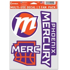 WinCraft  Phoenix Mercury Three-Piece Fan Decal Set