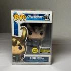 Funko Pop Marvel Avengers 985 Loki with Scepter Entertainment Earth Ex GITD