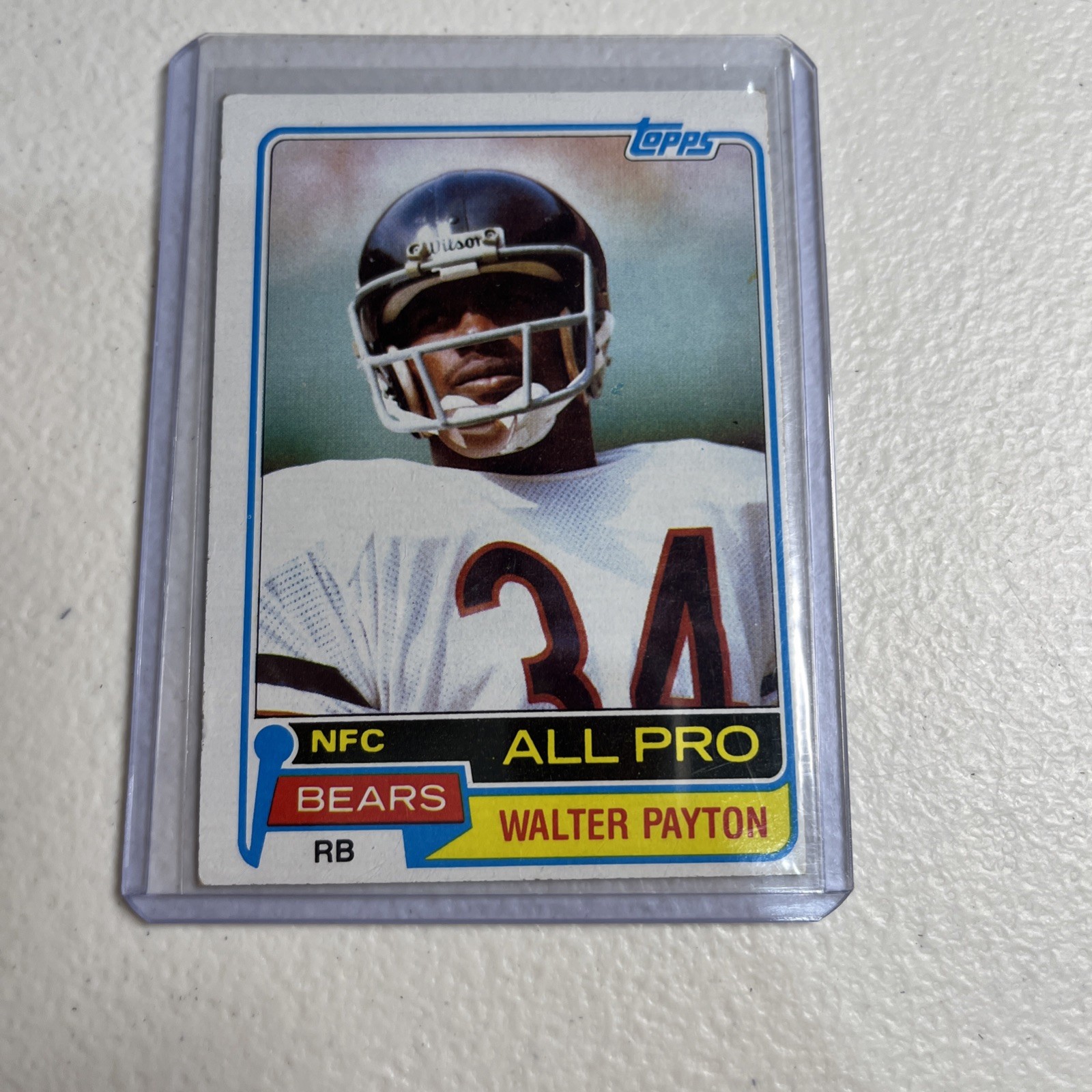Walter Payton 1981 Topps #400 Chicago Bears NFC All Pro | Hall of Fame