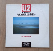 LP 33 giri 12'' Disco Vinile U2 Bono says: hot lunch for gloria Live in Germany
