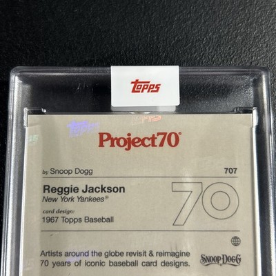 2021 TOPPS Project 70 - REGGIE JACKSON #707 - Mr. October by Snoop
