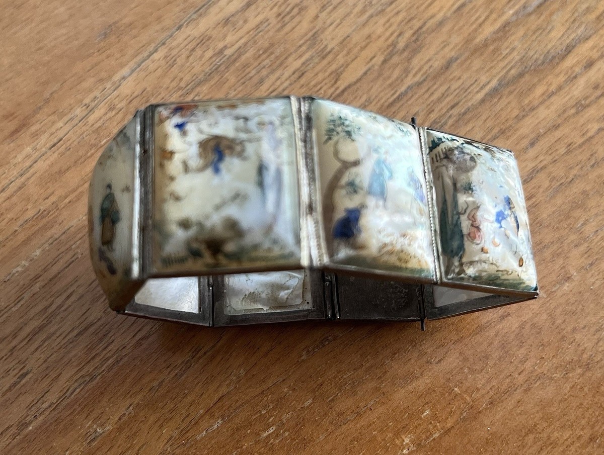 Vintage Asian Story Telling Bracelet View 4
