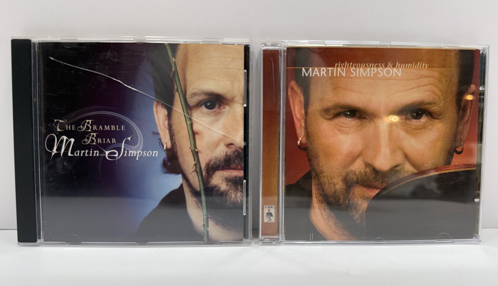 Martin Simpson – Bramble Briar / Righteousness (2CD, 2001) Folk • Tested • VG