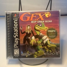 Eidos Gex 3: Deep Cover Gecko PS1 NTSC-U/C Complete w/ Manual Platformer T