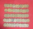 1937-P Lincoln Wheat Cent Roll - 50 Coins  *Circulated Condition*  FINE/BETTER