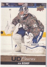 13/14 UD SERIES 2 CANVAS BEN BISHOP CARD SP #162