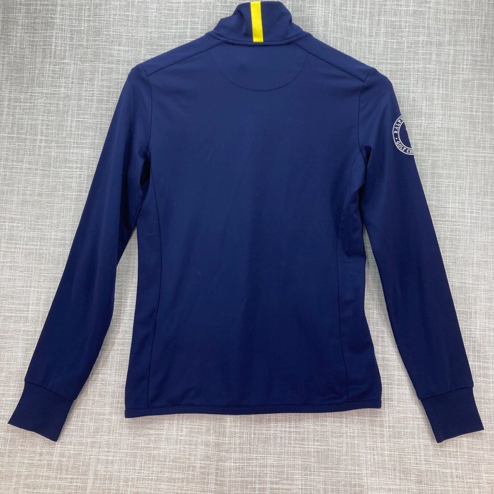 Pullover Ralph Lauren Golf Championship 1/4 Cremallera Mujer Pequeño Azul Marino Polo Logo Foto 3 de 4