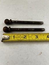 2 VINTAGE CANNONBALL TOP FINIAL DOOR 3 1/8” HINGE PIN FOR 3 1/2” HINGE 9/32”