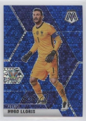 2021 Panini Mosaic UEFA Euro 2020 Blue Circles Prizm 59/99 Hugo Lloris #114 7v5