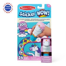 Melissa  Doug Sticker Wow 24 Page Activity Pad and Stamper Stickers