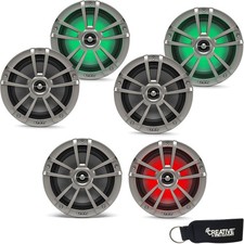 Infinity Marine Bundle Infinity 622MLT Marine 6.5 Inch RGB Speakers Titanium