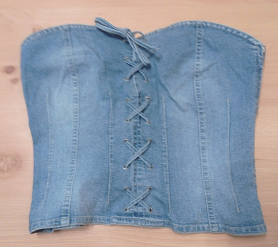 Jeans Corsage, Gr M, von Blind Date, Damen Top mit Stretch