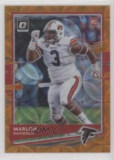 2020 Panini Donruss Optic Rookies Orange Scope Prizm 67/79 Marlon Davidson 1u6