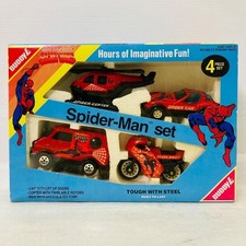 Unused item BuddyL Marvel Heroes Secret Wars Spider-Man 4 Piece Vehicle Set