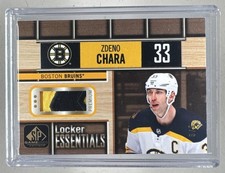 Zdeno Chara 2018 SP Game Used #LE-ZC Locker Essentials Premium Patch 5/5