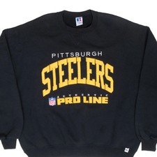 VINTAGE NFL PITTSBURGH STEELERS RUSSELL SWEATSHIRT 1990S XL MADE IN USA