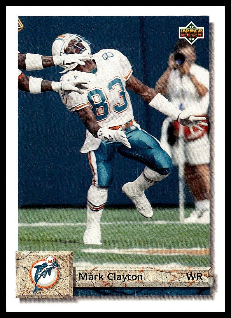 Mark Clayton 1992 Upper Deck #159