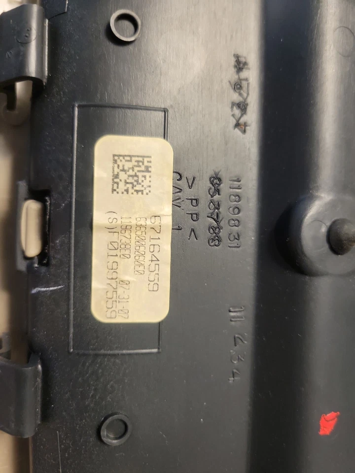 07-11 Toyota Camry Roof Overhead Console Dome Map Light Lamp Homelink 8975506020 - Image 3 of 4