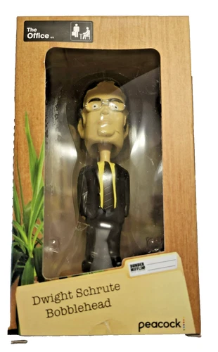 UNIVERSAL TELEVISION THE OFFICE Dwight Schrute Bobblehead With Stand
