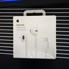 Apple EarPods with Lightning Connector In MWTY3AM/A OEM A1748 - White Dmg Box