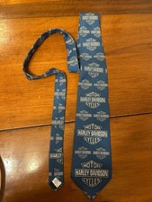 1996 Harley Davidson Neck Tie By Ralph Marlin Pre Owned