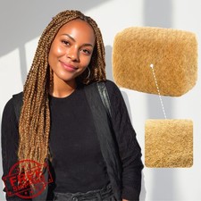 IUC Honey Blonde 14" Kinky Bulk Human Hair 4C Afro 50g Bundle