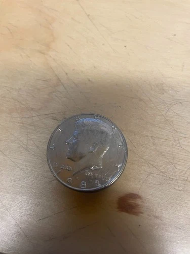 Random 1982 D Kennedy Half Dollar from Bank Rolls Free Shipping