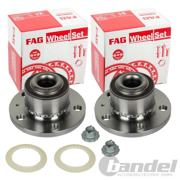FAG Radlagersatz Radnabe Vorne FüR Audi A1 A2 Skoda Fabia VW FOX Polo 9N Ibiza-image