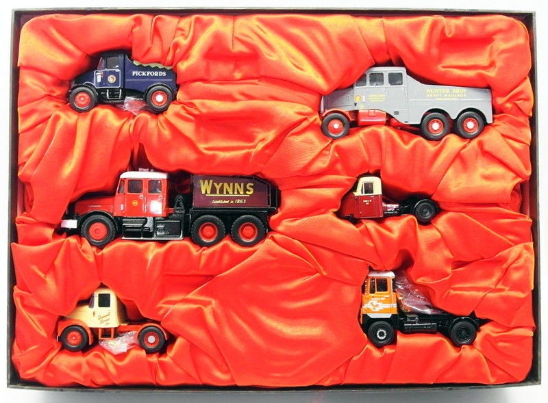 Corgi 1/50 Scale Model Trucks CC99140 - The Scammell Story Six Piece Set