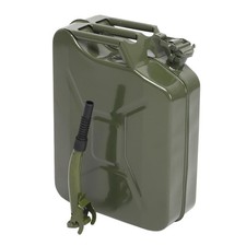 20L Metal Jerry Can Green Car Storage Fuel Petrol Diesel Container & Flexi Spout