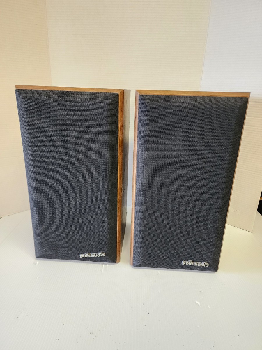 Vintage Polk Audio Speakers Monitor Series 5jr 17532 | eBay