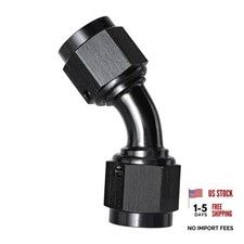 Female to Female 45 Degree Swivel Coupler Union Fitting Adapter 10AN 10AN